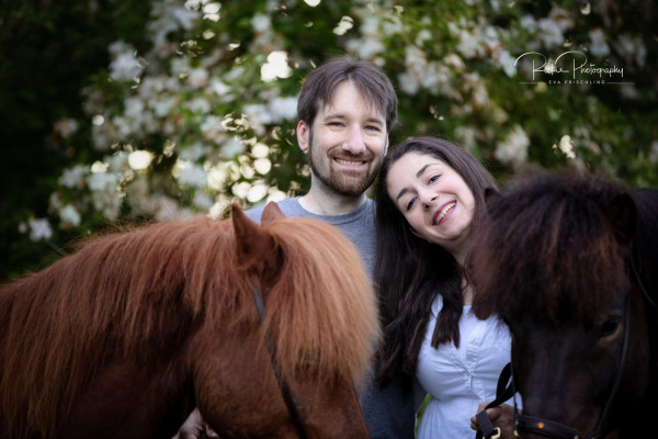 Marlene & Thomas mit Hraunar & Fáfnir-3