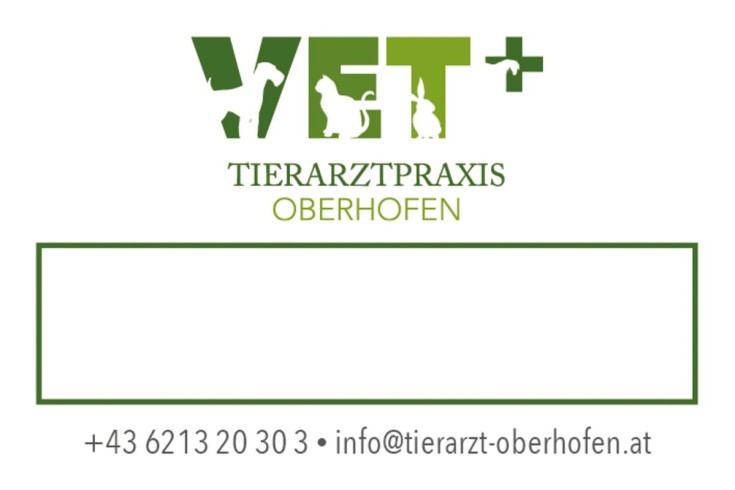 Tierarzt Oberhofen Aufkleber - Transportbox