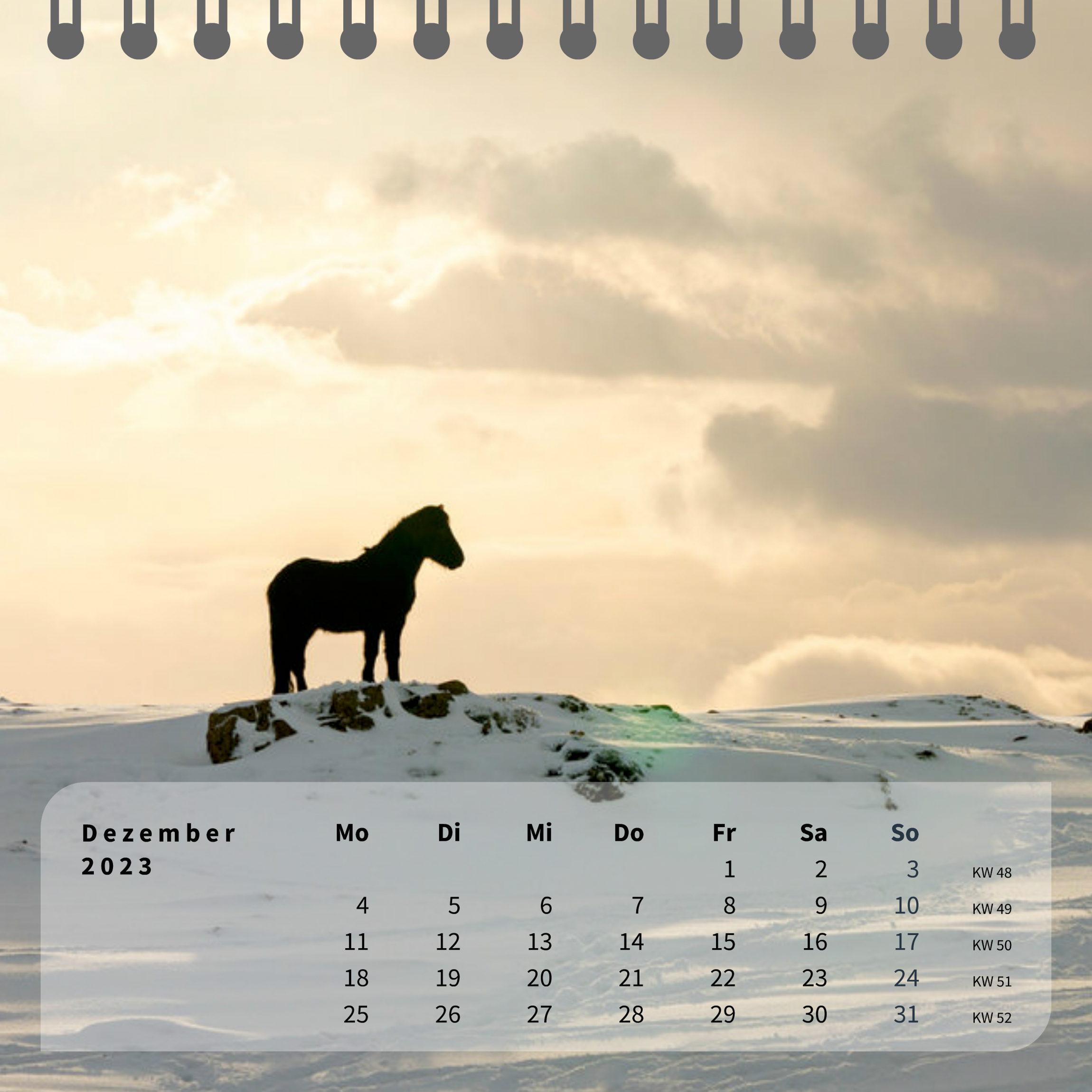 Hestastod2023 Tischkalender-12